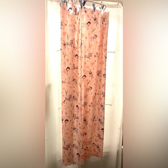 COACH Gary Baseman Art SCARF! Oversized Square. Cotton Silk Blend. *Rare* - Picture 5 of 10